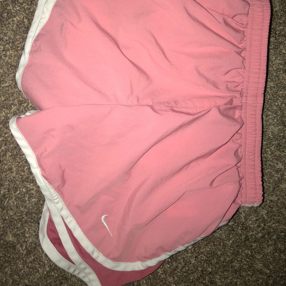Pink NIKE shorts small